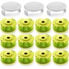LATERN 12Pcs Ryobi Trimmer String Spools (AC80RL3) with 3Pcs Spool