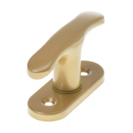 Aqbau® Window Handle Metal (Gold) Window Olive Painted Balcony Door Handle Metal Window Handle Small Universal Window Handles Window Fitting