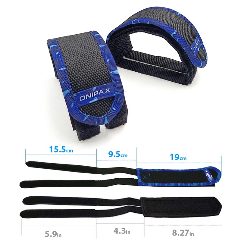 ONIPAX Outdoor Bike Pedal Straps Toe Clips Straps Tape 2