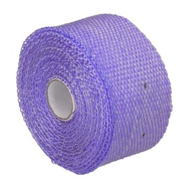 Exhaust Heat Wrap Insulation Tape Glass Fiber Alloy Steel Tie Car Motorcycle Heat Preservation Suitable for Automobiles Motorcycles Gas Water Heaters Household Pipes (Violet)
