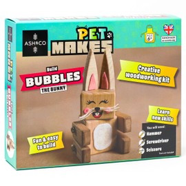 Ash & Co Mythical Makes Woodwork Kit for Kids | Build Your Own Unicorn Model | Fun Wood Craft Kit for Age 6+ (Starlight The Unicorn)