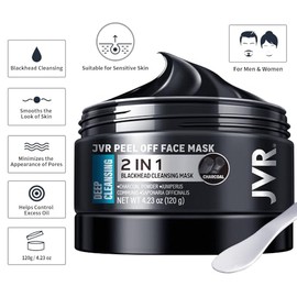 JVR | Mascarilla Negra de Carbón para Limpieza Profunda | Todo Tipo de Piel