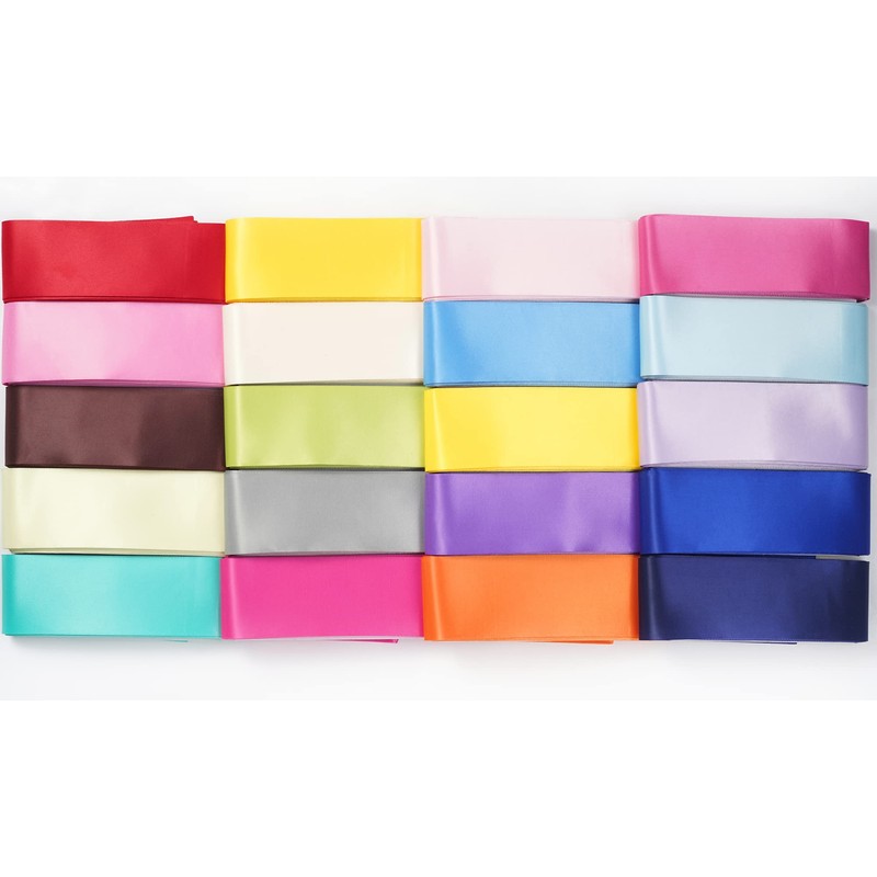 Yellow Satin Blanket Binding Tape 2" x 4 3/4 Yards