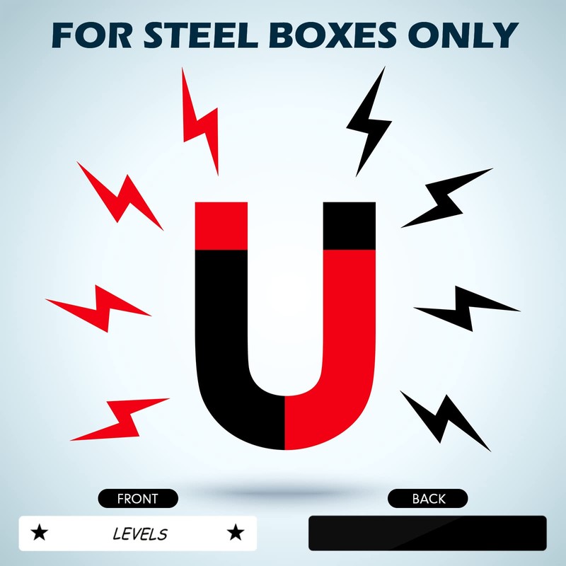 Tool Box Organizational Magnetic Labels Fits All Brands of Steel