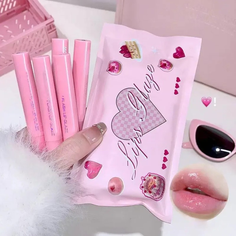 Juego De Lápiz Labial Brillante Magic Casa De 5 Piezas