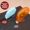 XFasten Glue Tape Roller for Scrapbooking 4-Pack Acid-Free Blue Double
