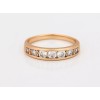Dtup Anillo De Compromiso Chapado En Oro De 18k Churumbela