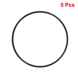 sourcing map Metric Nitrile Rubber O-Rings Seal 145 mm AD 135 mm ID 5 mm Width Pack of 5