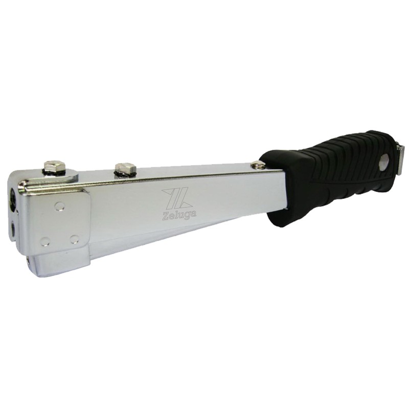 Zeluga 16-425 Heavy Duty Steel Construction Hammer Tacker, Anti-Jam Magazine