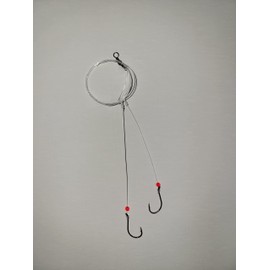 Fishing Simply - Hi/Lo - Top Bottom - Surf or Deep Drop - Salt Water - High Carbon Steel Hook 2/0 - Berkley Line 40lb - Made in USA