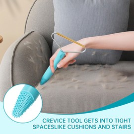 Pet Hair Remover,Deep Cleaning Dog Cat Hair Remover,Pet Hair Removal Tool,Fur Removal Tool,Portable Carpet Scraper Rake,Carpet Rake for Carpet,Car Mat,Couch,Pet Bed,Furniture,Rug(2Pcs)