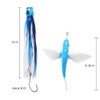 OCEAN CAT 5 Pcs Flying Fish Daisy Chain Trolling Lure