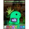 Ammonite Cute Dinosaur Silicone Night Light Alarm Clock
