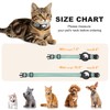Airtag Cat Collar Breakaway, Reflective Cats Collars with Bell (Teal)