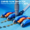 Commercial-Grade 4.4 LB Weighted Pool Vacuum Head with Swivel Handle,