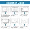 JCSKY 55 Inch Matte Anti-Glare TV Screen Protector, Dustproof Anti