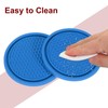 sourcing map 2pcs Car Cup Coasters Universal PVC Car Cup