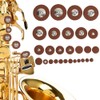 28pcs Multi Size Sax Leather Pads Replacement Set for Soprano
