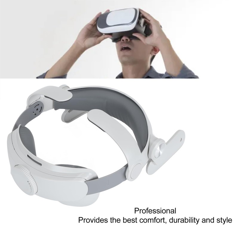 VR Head Strap, Adjustable Balance Weight, Professional Design, with Padded