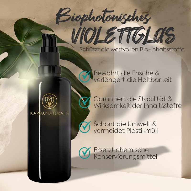 Organic Hyaluronic Acid Serum Highly Concentrated, Aloe Vera Instead of