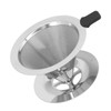Stainless Steel Coffee Dripper Drip Cone Coffee Filter Reusable Coffee