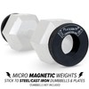 PlateMate Microload Pair 2 1/2 lb. Magnetic Donut Weights (5