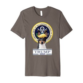 Trump 2024 Toy Fox Terrier Premium T-Shirt