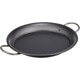 Endoshoji PPE1024 Commercial Paella Pan, 9.4 inches (24 cm), Super Embossed, Iron, Made in Japan