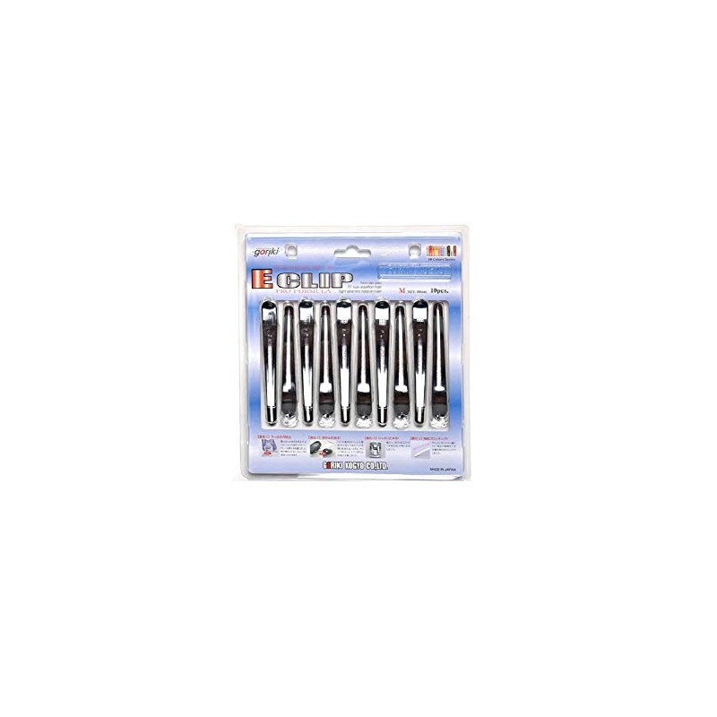 五力工業 Eクリップ Mサイズ ブラック 10本