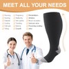 DRESHOW Compression Stockings Plus Size for Men and Women Compression