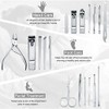 Manicure Set Professional Nail Clippers Kit Pedicure Care Tools-Stainless Steel