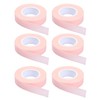 6 Rolls Eyelash Tape,Adhesive Fabric Eyelash Extension Tape,Breathable Micropore Fabric
