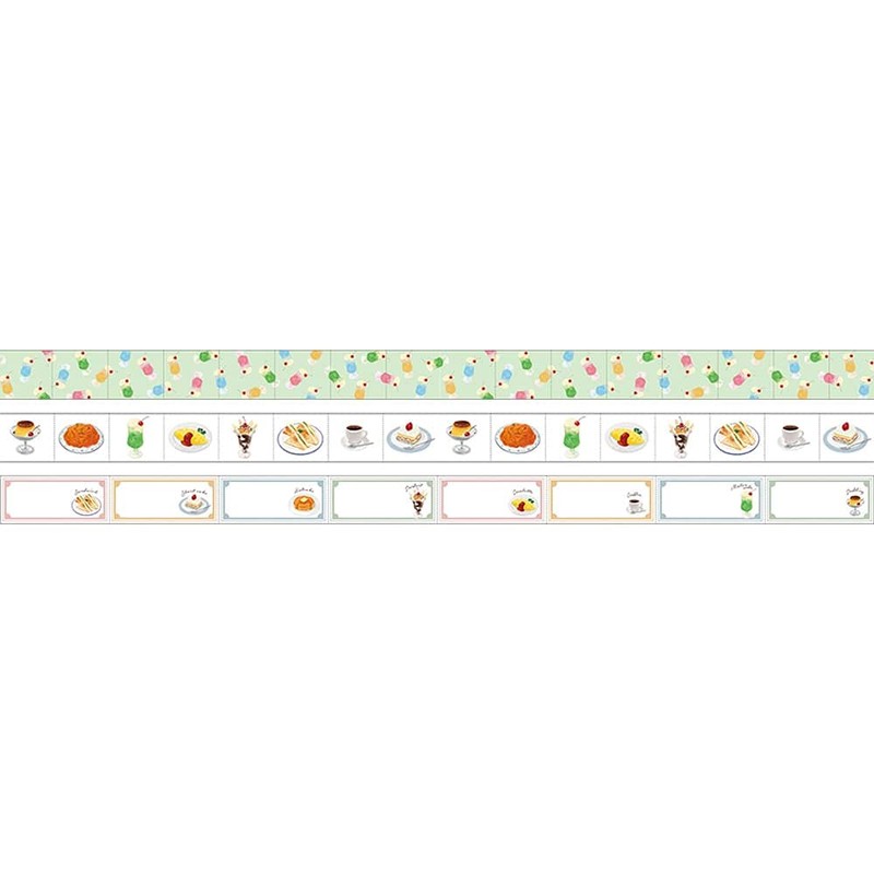 MST-FA28-C Perforated, Slim, Notebook Decoration, "Maste" Marks Masking Tape That