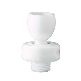 Kurita SJSW-1529 Shower Head, Shower Joint, Oscillating Type, 1.6 x 1.6 x 2.4 inches (4.1 x 4.1 x 6.1 cm), White