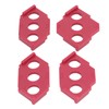 4PCS C Corner Templates Woodworking Router Trimmer Template Straight Bevel