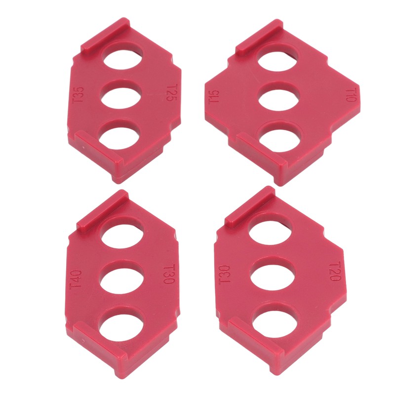 4PCS C Corner Templates Woodworking Router Trimmer Template Straight Bevel