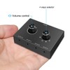 4 Port Audio Switch, 3.5mm Stereo AUX Selector, 4 Input