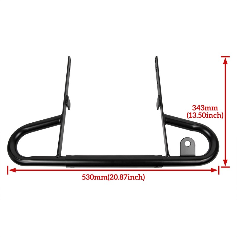 SAUTVS Rear Wide Grab Bar Bumper Assembly Kit for Yamaha