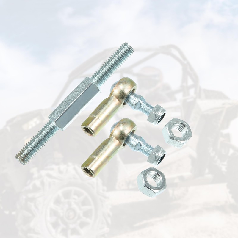 X AUTOHAUX 2pcs M8 Steering Tie Rod for 50cc 70cc