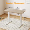 Cubiker 48 x 24 Inch Standing Desk, Stand up Height