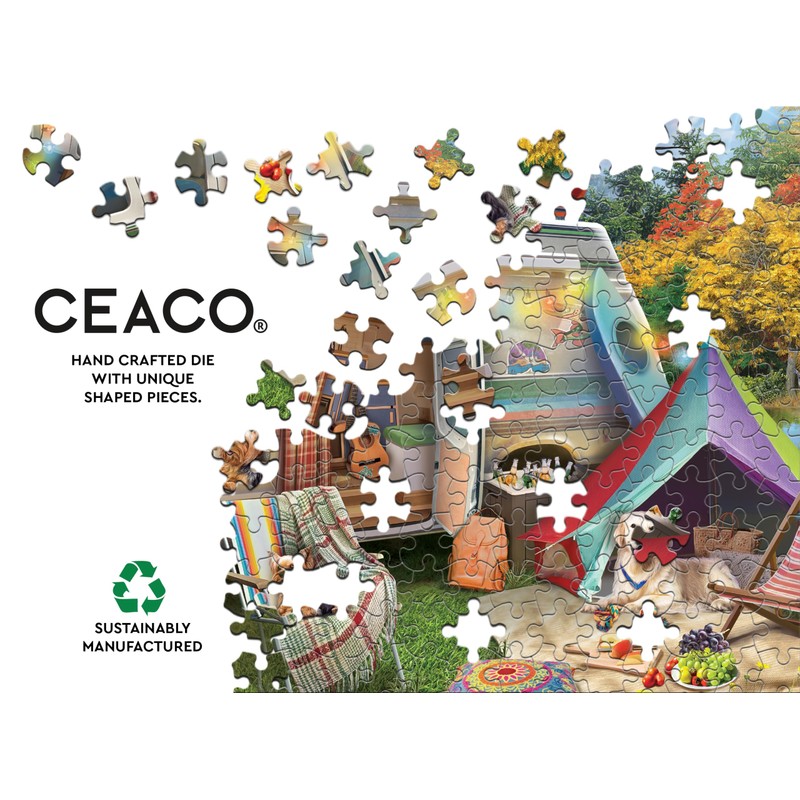 Ceaco - Large Piece Jigsaw Puzzle - Eduard - Camper