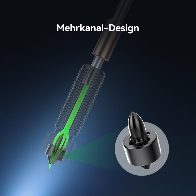 Creality E3D Obxidian™ High Flow Nozzle Assembly, Quick Disassembly and