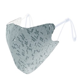 Co-que Premium Washable Mask, Worn by Ministry Kawano Councily, High Performance, Dry, Does Not Cling to Your Mouth, Ultra-dimensional, Antibacterial, Odor-Resistant, Fashionable, Super Comfortable, Breathing, Co-que Premium Silver Texture