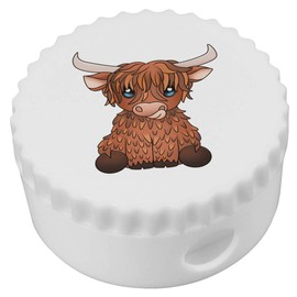 'Highland Cow' Compact Pencil Sharpener (PS00033178)