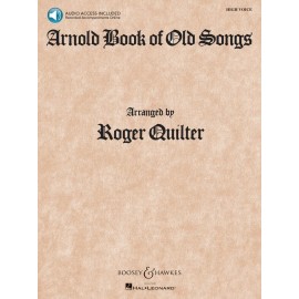 Arnold Book of Old Songs High Voice Sheet Music Book and Audio NEW 048018790