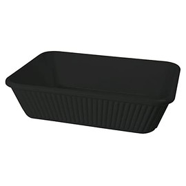 G.E.T. ML-177-BK Black 3 Qt, 10" x 8.75" Casserole Dish, Melamine