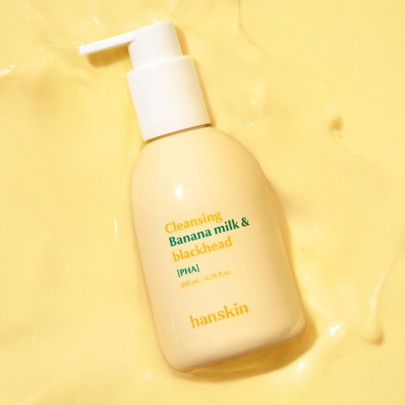 한스킨 바나나 PHA 클렌징 밀크 &amp; 블랙헤드 Hanskin Banana PHA