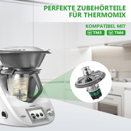 Milk Frother Attachment for Thermomixer TM5 TM6, Mixer Accessories for Food Processor, Milk Frothing Parts for Cooking Robots, Thermomix Accessories, Easy Installation