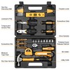 DEKOPRO 65 Pieces Tool Set General Household Hand Tool Kit