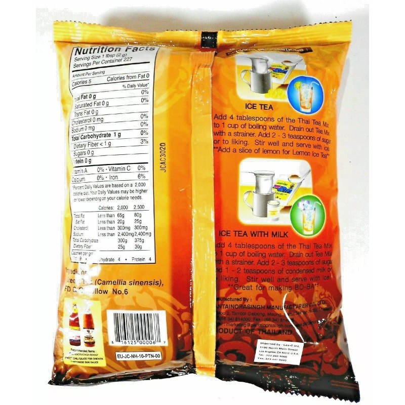 Pantai 4 Bags Thai Iced Tea Traditional Restaurant Style,16 oz